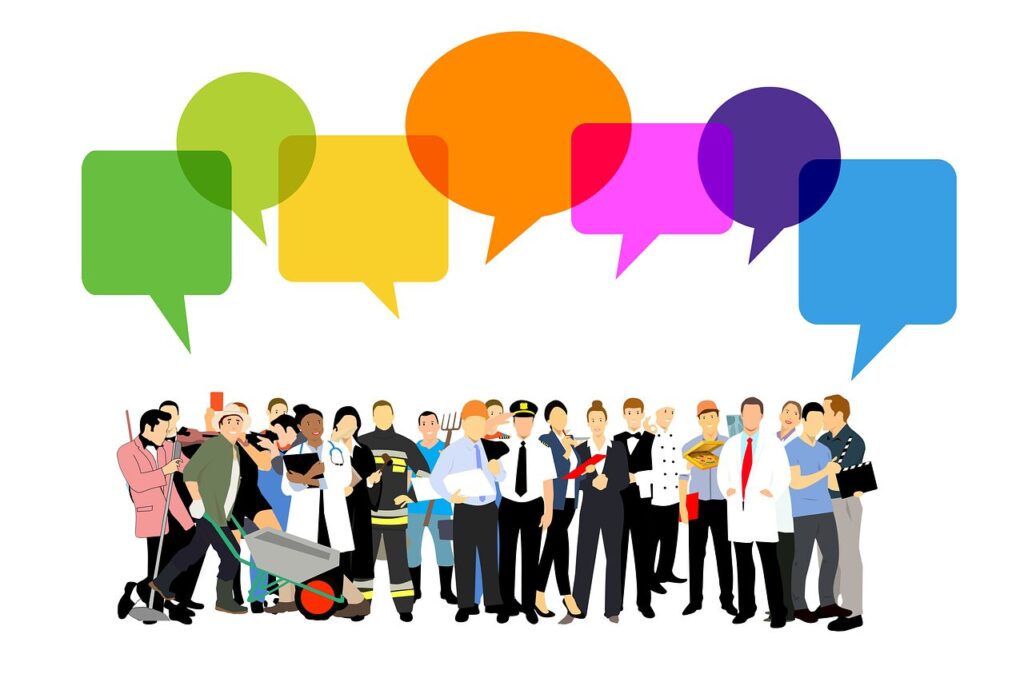 group, people, feedback